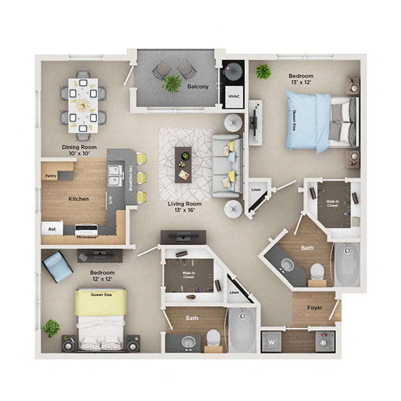 2 bedroom apartment for rent